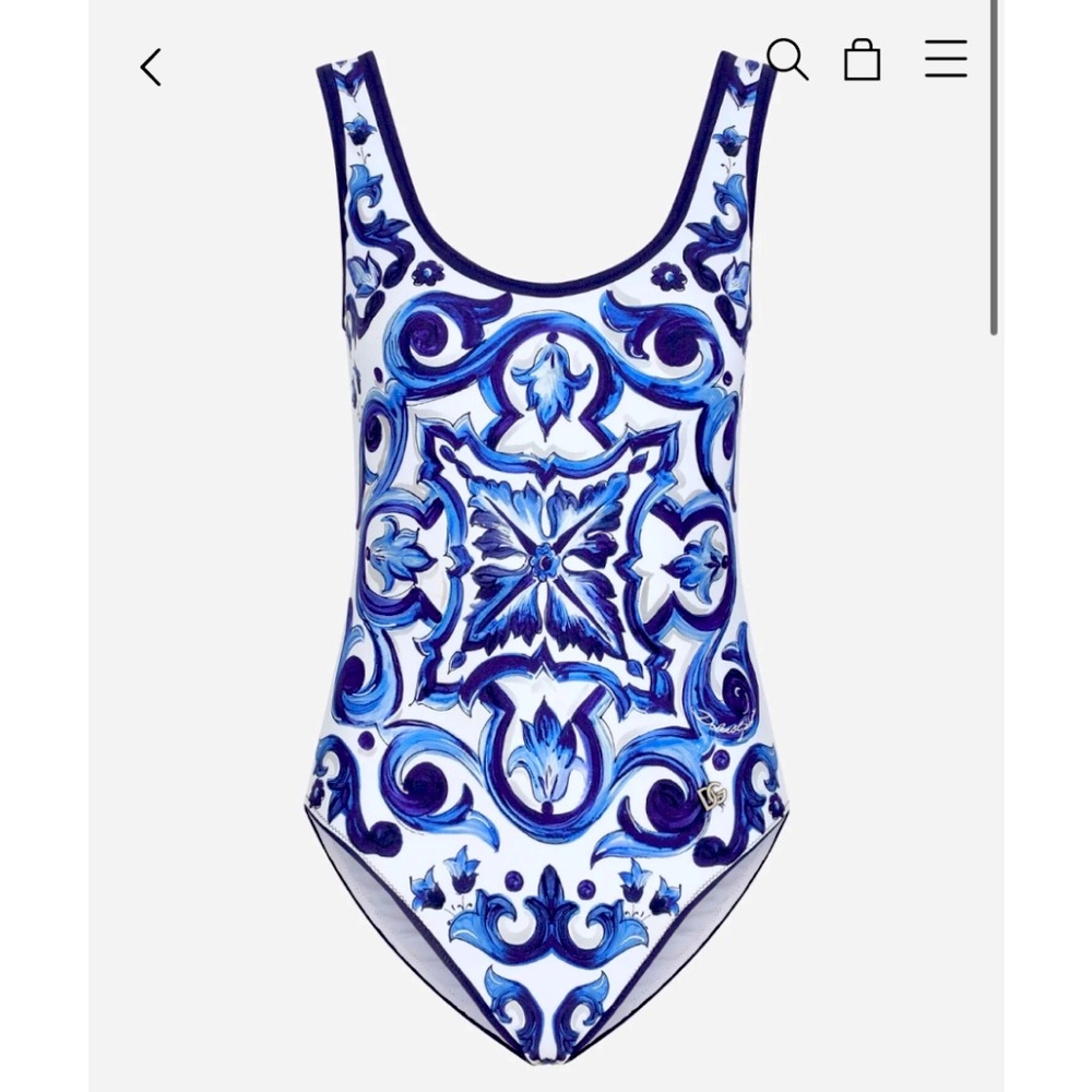 Worn once gorgeous authentic D&G one pice swimwear